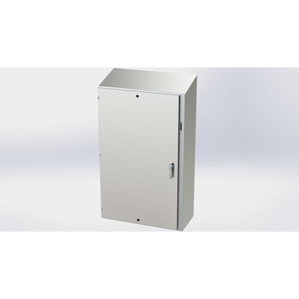 3 Point Latch with Padlock Handle Electrical Enclosures, 60 in H, 16 in D, 37.38 in W